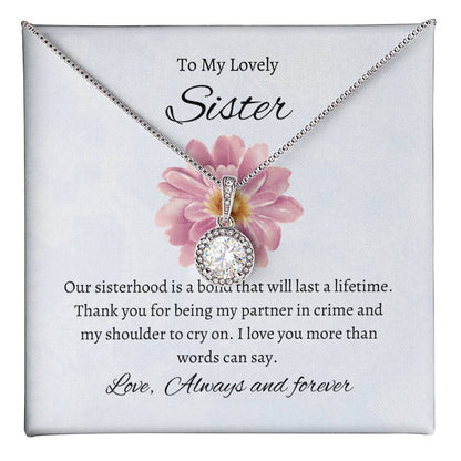 To My Beautiful Sister – Eternal Hope Necklace | A Timeless Gift For A Cherished Sister