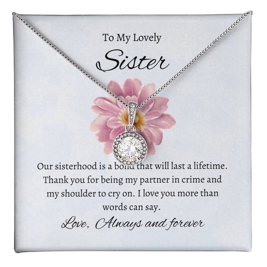 To My Beautiful Sister – Eternal Hope Necklace | A Timeless Gift For A Cherished Sister