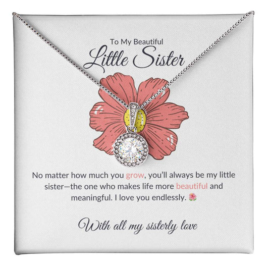 To My Gorgeous Little Sister – Eternal Hope Necklace | An Elegant Gift to Embrace Dreams
