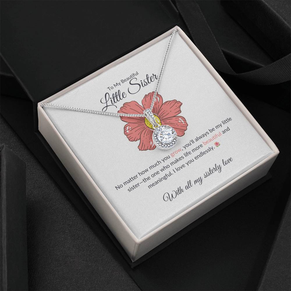 To My Gorgeous Little Sister – Eternal Hope Necklace | An Elegant Gift to Embrace Dreams