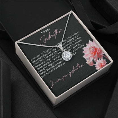 To My Godmother, Eternal Hope Pendant | Godmother Necklace (Necklace Only)