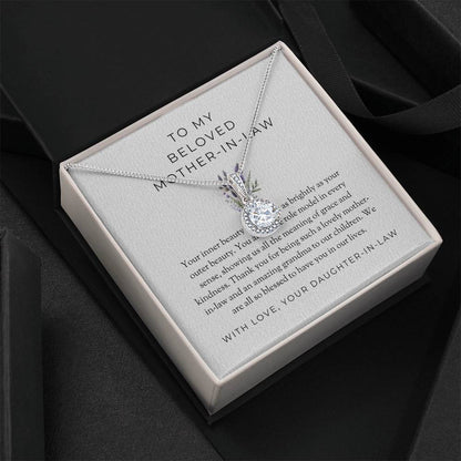 To My Beloved Mother-in-law, Eternal Hope Necklace | Mother-in-law Gift |