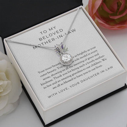 To My Beloved Mother-in-law, Eternal Hope Necklace | Mother-in-law Gift |