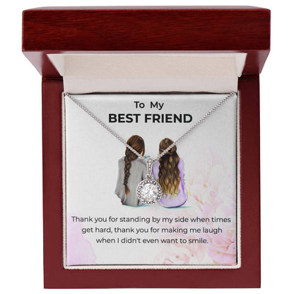 To My Bestie Thank You - Eternal Hope Necklace | Friendship Gift