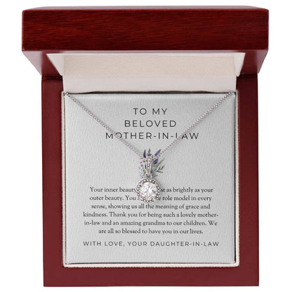 To My Beloved Mother-in-law, Eternal Hope Necklace | Mother-in-law Gift |
