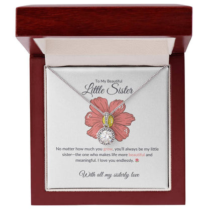 To My Gorgeous Little Sister – Eternal Hope Necklace | An Elegant Gift to Embrace Dreams