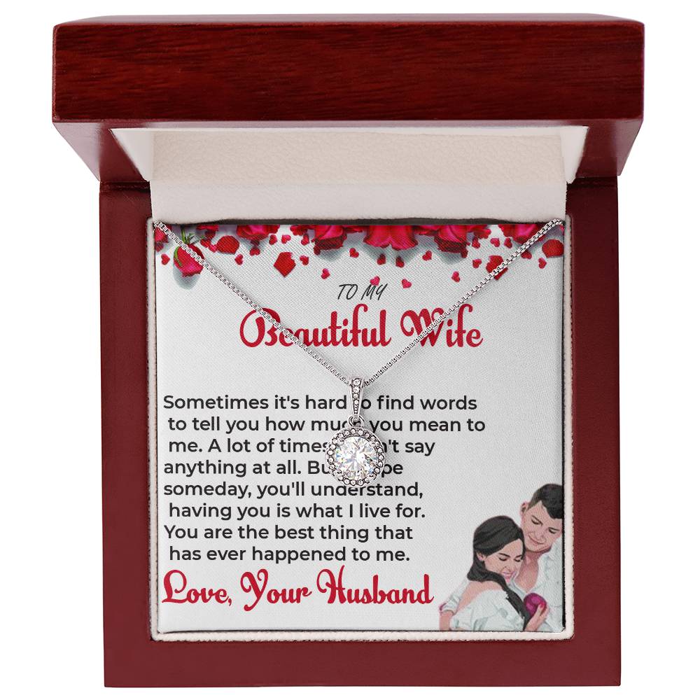 To My Beautiful Wife Special Necklace Gift for Wife | Necklace For Her