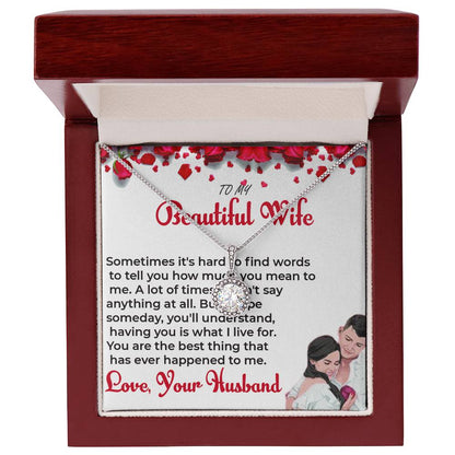 To My Beautiful Wife Special Necklace Gift for Wife | Necklace For Her