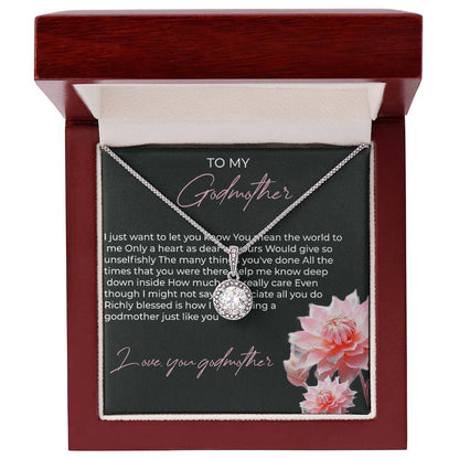 To My Godmother, Eternal Hope Pendant | Godmother Necklace (Necklace Only)