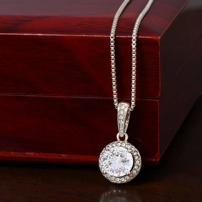 To My Little Wonder - From Aunt to Niece Eternal Hope Necklace - SOUVMOUR