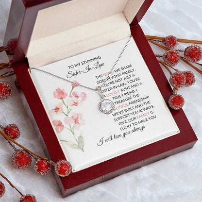 To My Wonderful Sister-in-law Necklace  | Eternal Hope Necklace | Elegant Keepsake of Affection