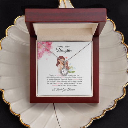 To My Lovely Daughter - Eternal Hope Necklace | A Precious Gift of Love For Any Occasion