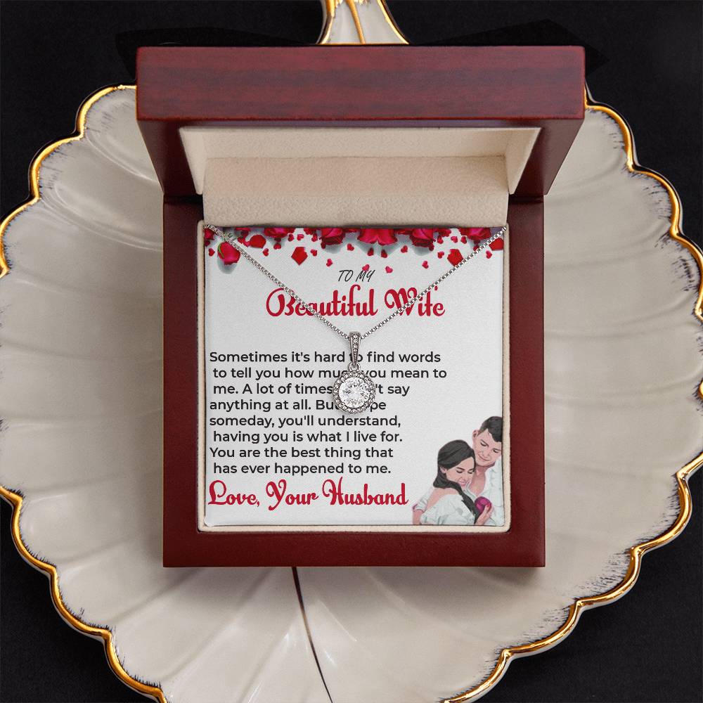 To My Beautiful Wife Special Necklace Gift for Wife | Necklace For Her