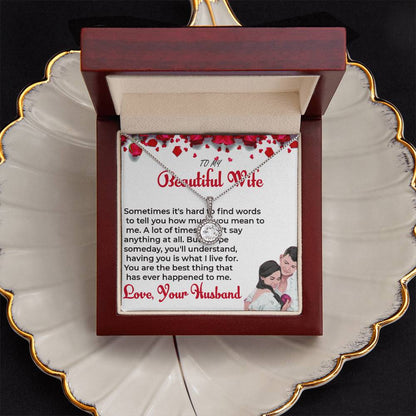 To My Beautiful Wife Special Necklace Gift for Wife | Necklace For Her