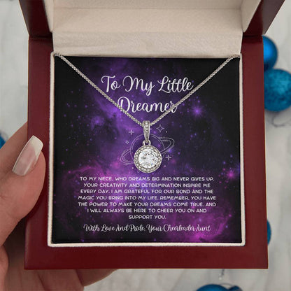 To My Little Dreamer - From Aunt to Niece Eternal Hope Necklace - SOUVMOUR