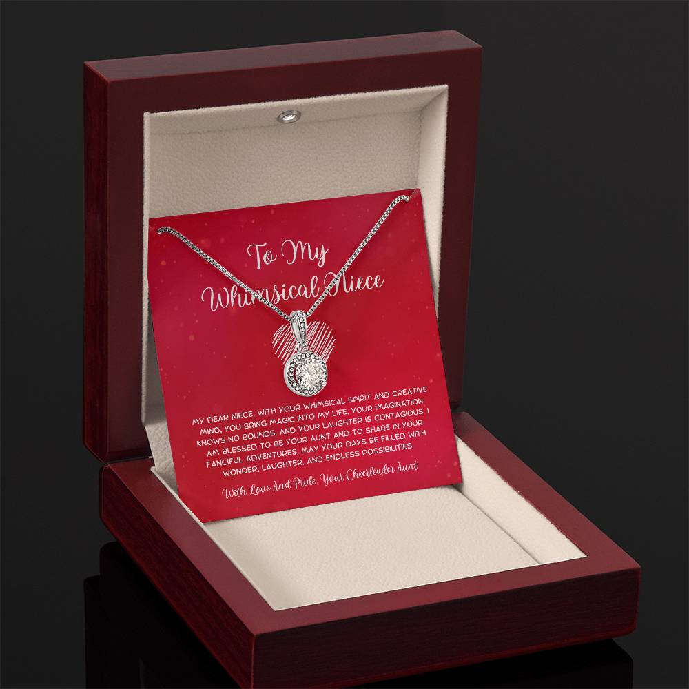 To My Whimsical Niece - From Aunt to Niece Eternal Hope Necklace - SOUVMOUR