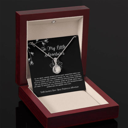 To My Little Adventurer - From Aunt to Niece Eternal Hope Necklace - SOUVMOUR