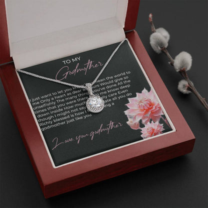 To My Godmother, Eternal Hope Pendant | Godmother Necklace (Necklace Only)