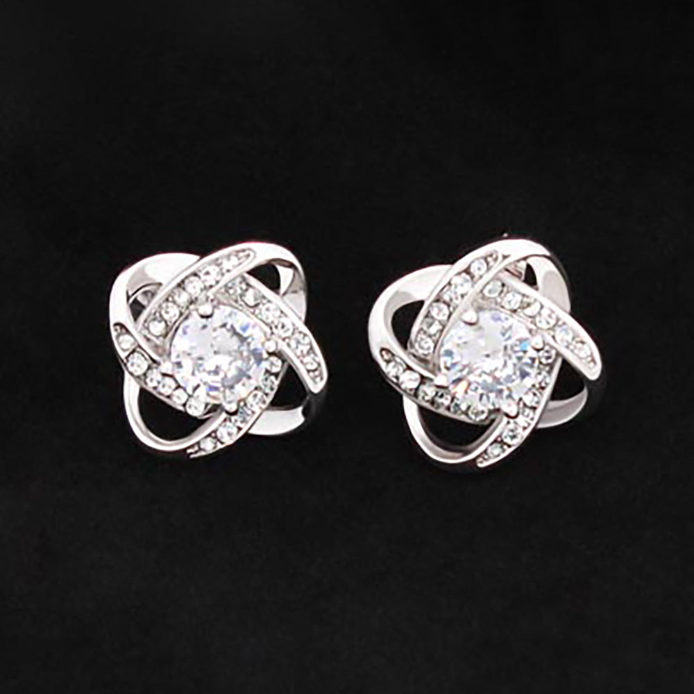 Love Knot Stud Earrings - SOUVMOUR