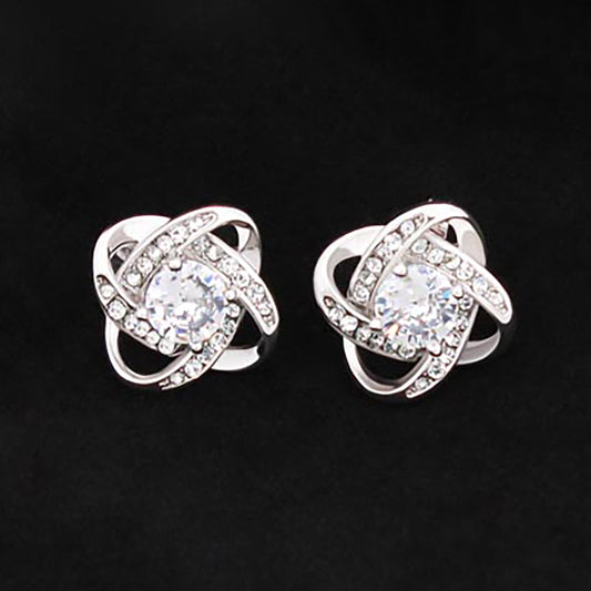 Love Knot Stud Earrings - SOUVMOUR