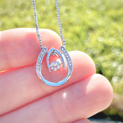 To My Little Starlet - From Aunt to Niece Lucky In Love Necklace - SOUVMOUR