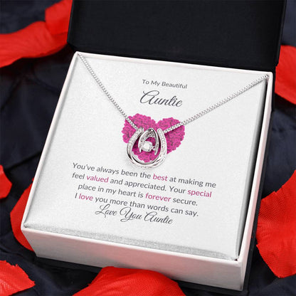 To My Aunt Necklace – Heartfelt Necklace | A Grateful Gift for a Special Aunt - SOUVMOUR