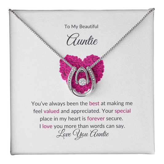 To My Aunt Necklace – Heartfelt Necklace | A Grateful Gift for a Special Aunt - SOUVMOUR