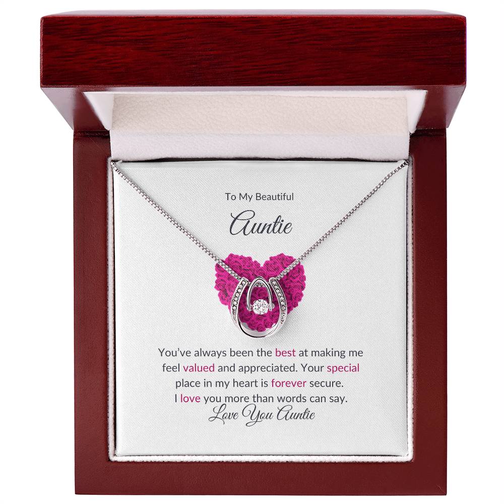 To My Aunt Necklace – Heartfelt Necklace | A Grateful Gift for a Special Aunt - SOUVMOUR