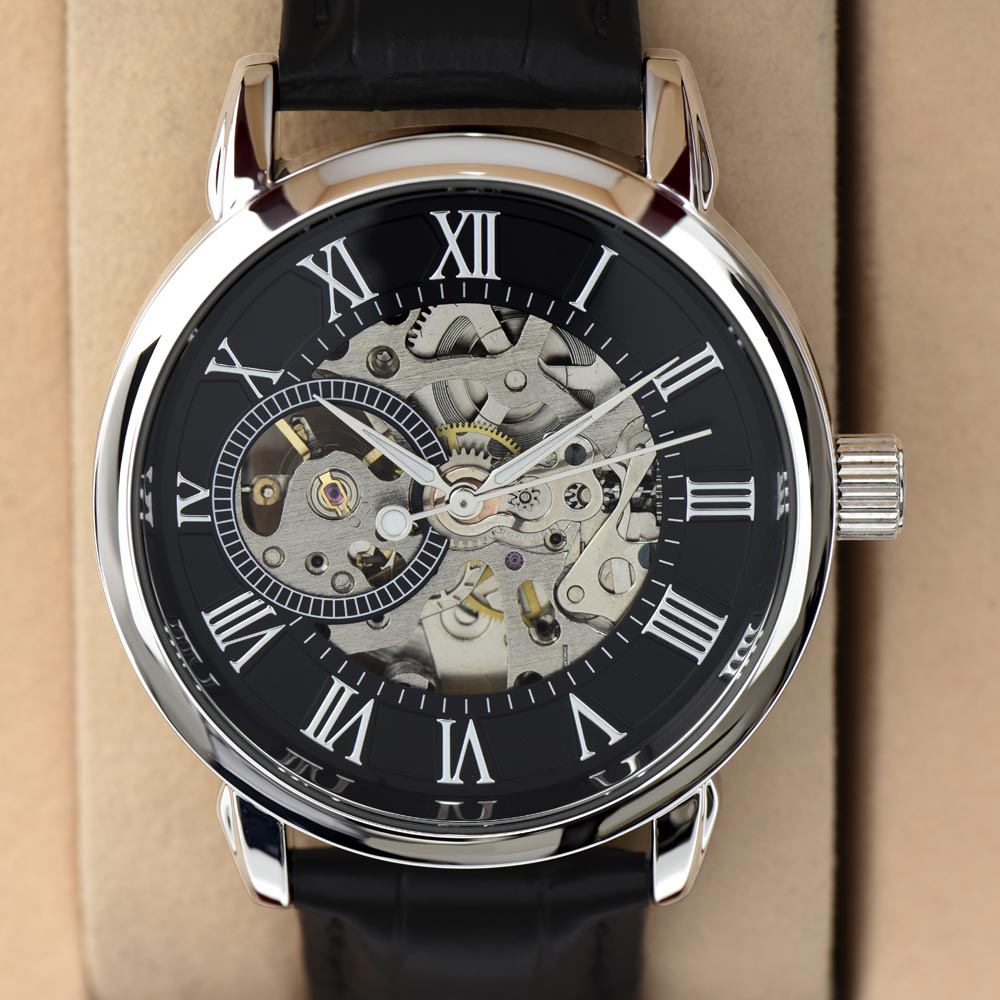 To My Man Openwork Watch | Thoughtful Gift for Husband