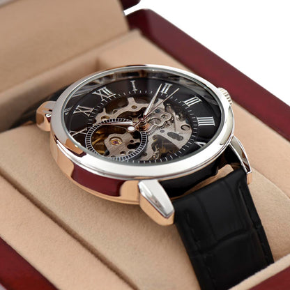 To My Man Openwork Watch | Thoughtful Gift for Husband