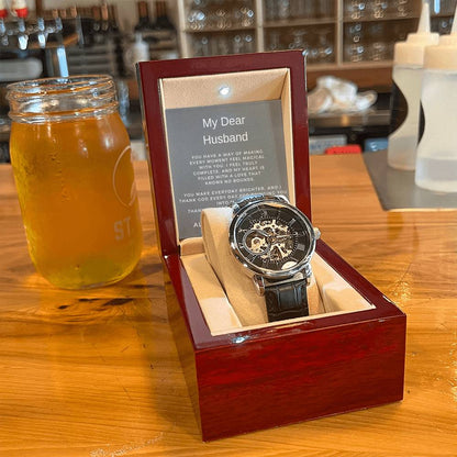 To My Man Openwork Watch | Thoughtful Gift for Husband