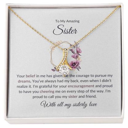 For My Amazing Sister – Alluring Beauty Necklace | A Beautifully Crafted Piece For Sister