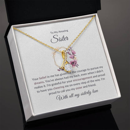 For My Amazing Sister – Alluring Beauty Necklace | A Beautifully Crafted Piece For Sister