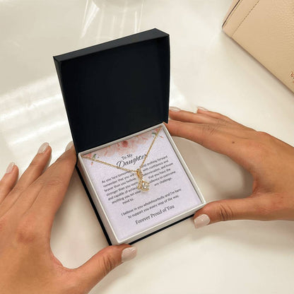 To My Daughter - Beauty Necklace | A Beautiful Gift Reflecting Your Unique Radiance