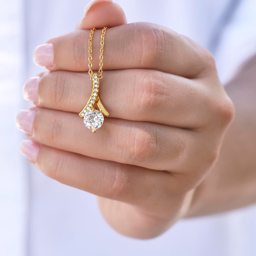 To My Aunticorn – Fun Beauty Necklace | Unique Yellow & White Gold Necklace for My Amazing Aunt - SOUVMOUR