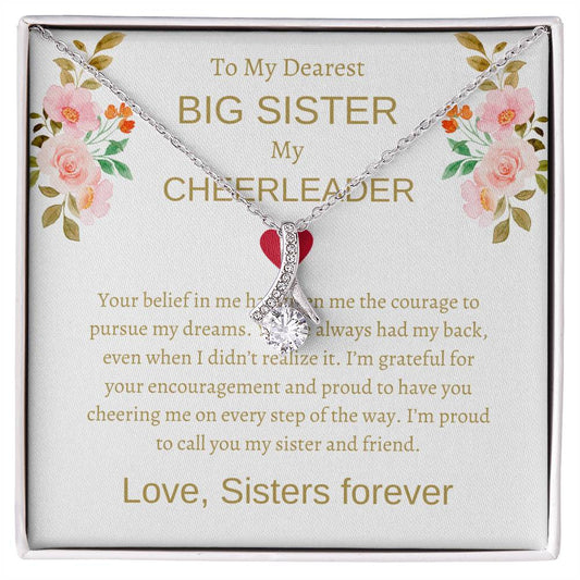 For My Beloved Big Sister – Alluring Beauty Necklace Gift | A Gorgeous Keepsake to Cherish Forever