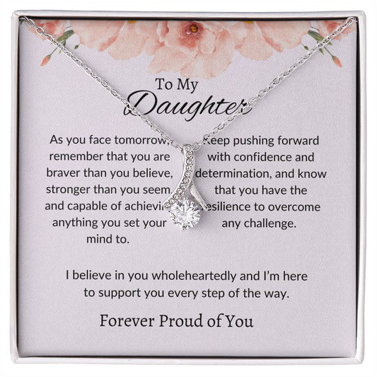 To My Daughter - Beauty Necklace | A Beautiful Gift Reflecting Your Unique Radiance