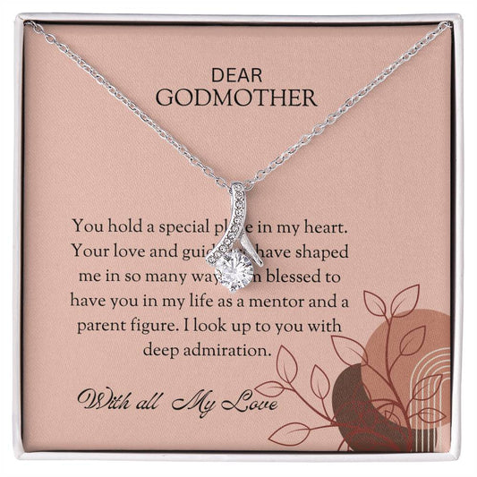 Special Gift for My Godmother, Alluring Beauty Necklace (Yellow & White Gold Variants) | Godmother Necklace (Necklace Only)