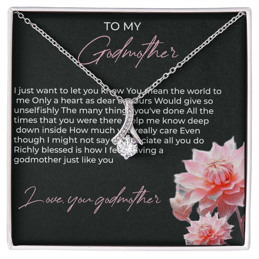 To My Godmother, Alluring Beauty Necklace (Yellow & White Gold Variants) | Godmother Necklace (Necklace Only)