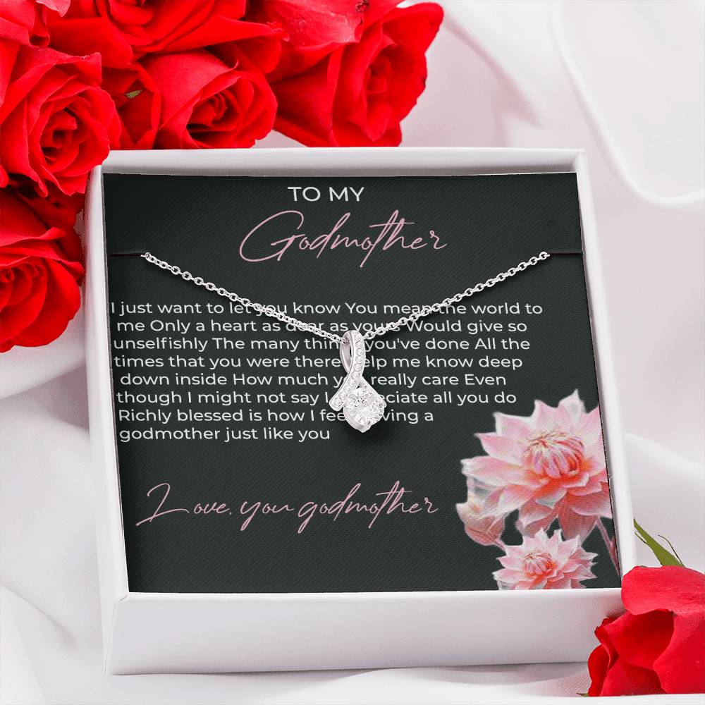 To My Godmother, Alluring Beauty Necklace (Yellow & White Gold Variants) | Godmother Necklace (Necklace Only)