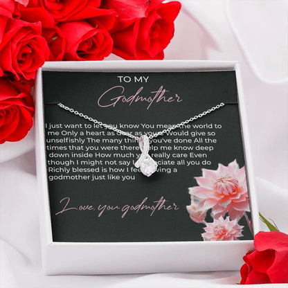 To My Godmother, Alluring Beauty Necklace (Yellow & White Gold Variants) | Godmother Necklace (Necklace Only)