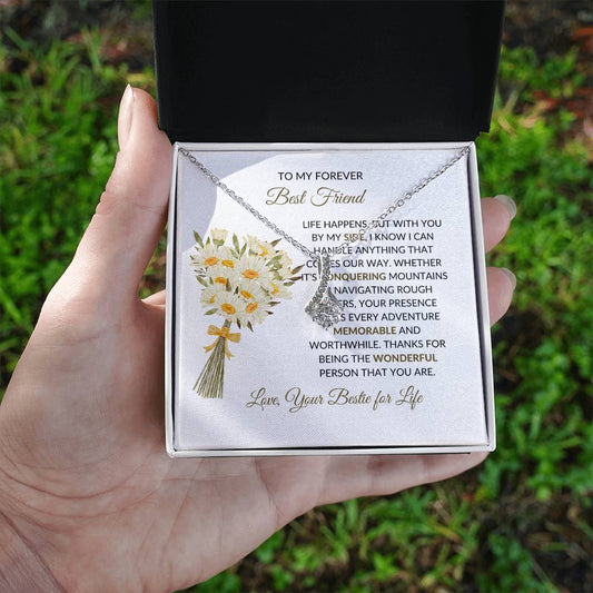 Best Friend  Friendship Gift | To My Forever Best Friend - Alluring Beauty Necklace