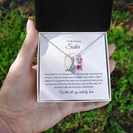 For My Amazing Sister – Alluring Beauty Necklace | A Beautifully Crafted Piece For Sister