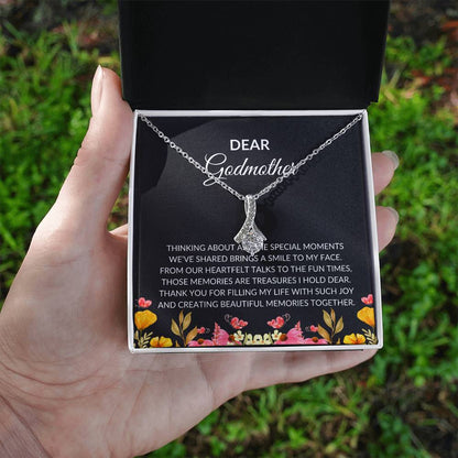 For My Dear Godmother, Alluring Beauty Necklace (Yellow & White Gold Variants) | Godmother Necklace (Necklace Only)