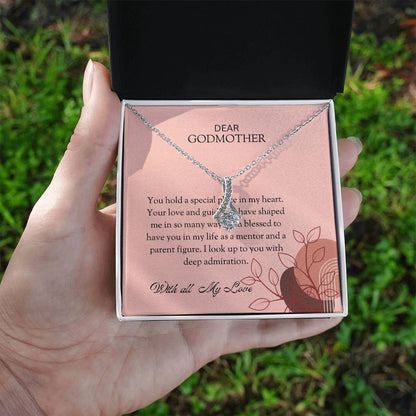 Special Gift for My Godmother, Alluring Beauty Necklace (Yellow & White Gold Variants) | Godmother Necklace (Necklace Only)