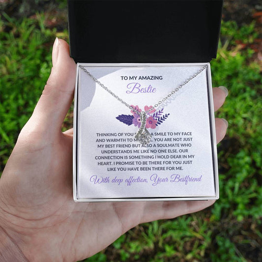 To My Amazing Best Friend - Beauty Necklace | Gift for Best Friend | Friendship Gift