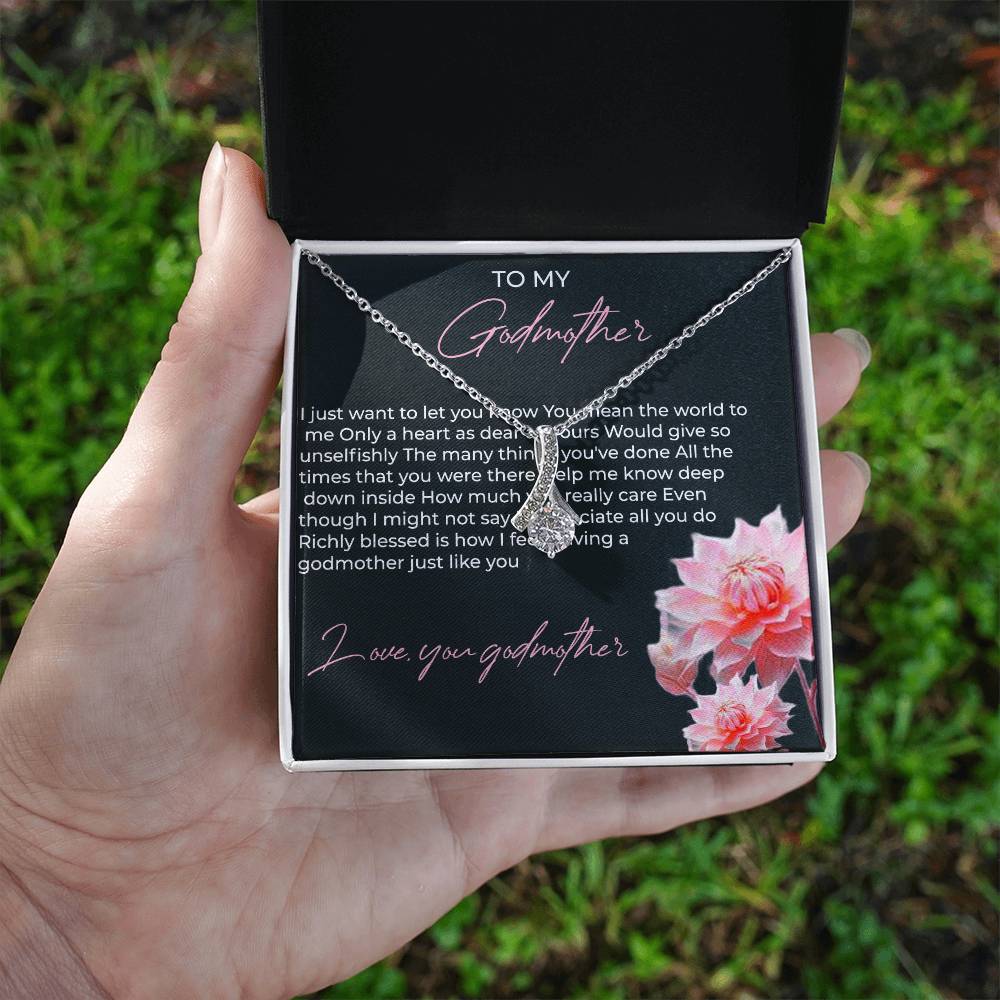 To My Godmother, Alluring Beauty Necklace (Yellow & White Gold Variants) | Godmother Necklace (Necklace Only)