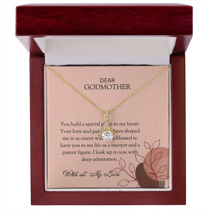 Special Gift for My Godmother, Alluring Beauty Necklace (Yellow & White Gold Variants) | Godmother Necklace (Necklace Only)