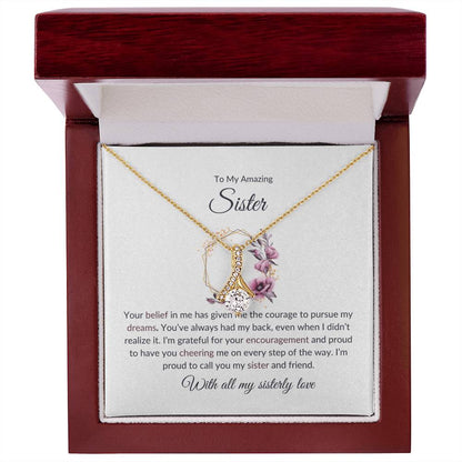 For My Amazing Sister – Alluring Beauty Necklace | A Beautifully Crafted Piece For Sister