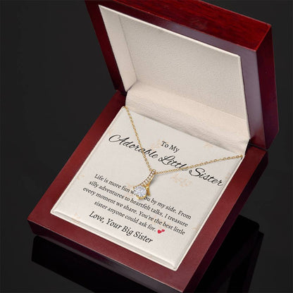 To My Adorable Little Sister Captivating Keepsake To Show Sisterly Love